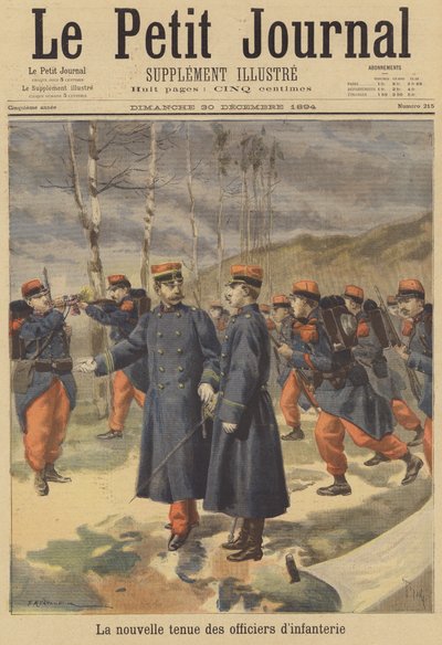 El nuevo uniforme para oficiales de infantería francesa de French School